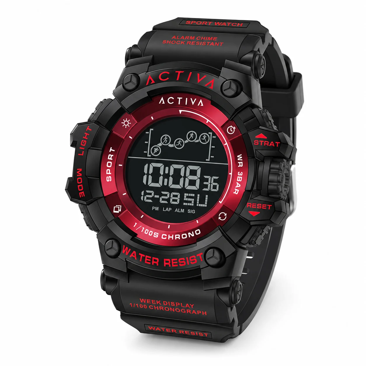 Activa Summit X Invicta Digital Watch - 50mm. Black (ACW8082-019) 50 mm kol saati