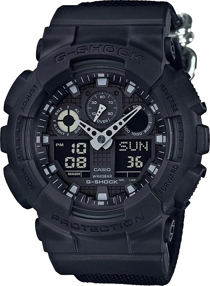 Casio G-shock Iconic GA-100BBN-1ADR 51.2 mm kol saati