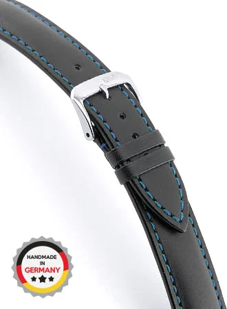 RIOS Leather Strap Smart - Royal Blue - Genuine Cowhide 4423/RI kol saati