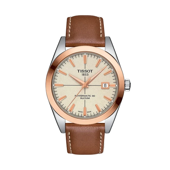 Tissot Gentleman Gold bezel 40mm T9274074626100 kol saati