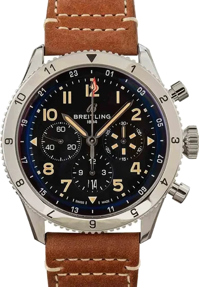 Breitling Super AVI B04 Chronograph GMT 46 P-51 Mustang AB04453A1B1X1 kol saati