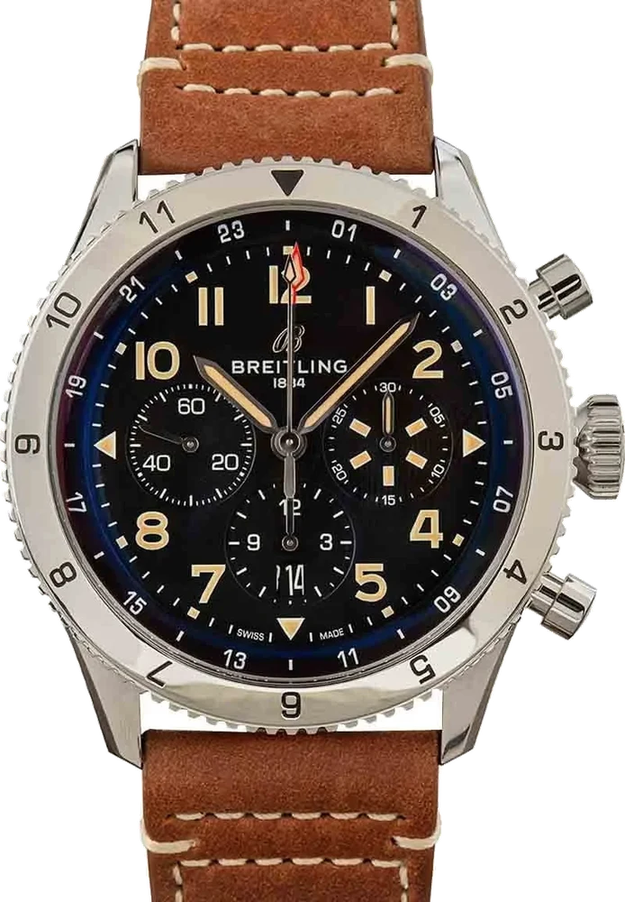 Breitling Super AVI B04 Chronograph GMT 46 P-51 Mustang AB04453A1B1X1 46 mm kol saati