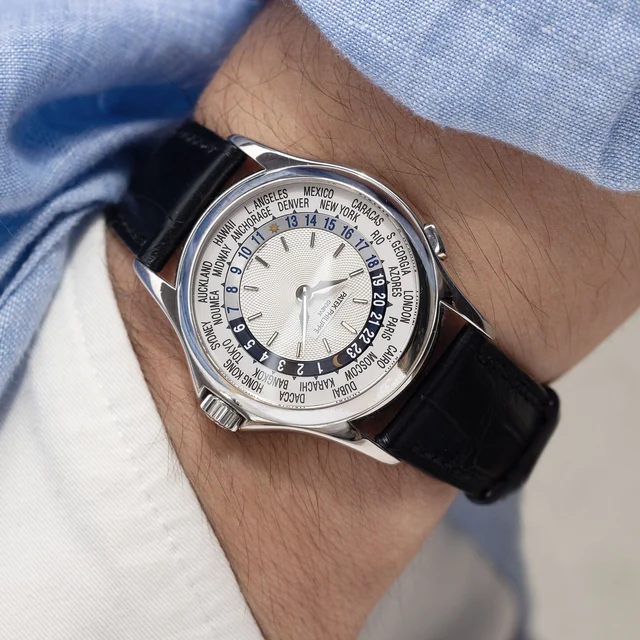 Patek Philippe World Time W-2432 kol saati