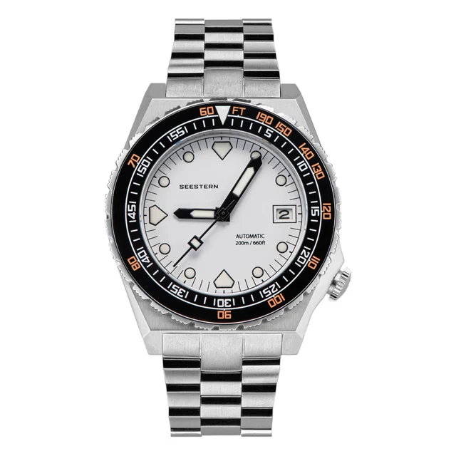 Sugess Seestern Vintage 407 600T White Dial Ceramic Beze seestern-vintage-s407-600t-white-