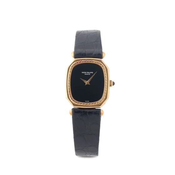 Patek Philippe PATEK PHILIPPE, REF. 4431, ELLIPSE, ONYX DIAL, 18K YELLOW GOLD kol saati