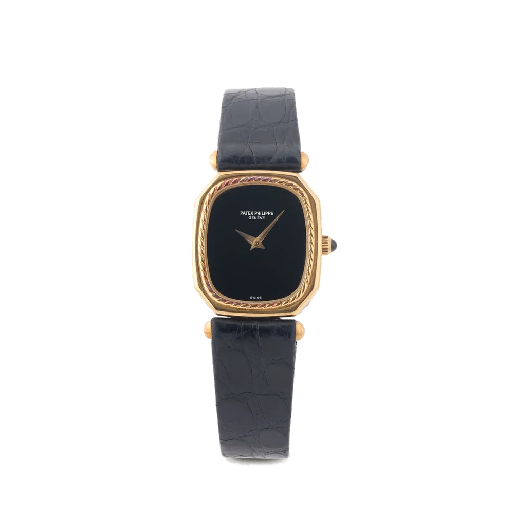Patek Philippe PATEK PHILIPPE, REF. 4431, ELLIPSE, ONYX DIAL, 18K YELLOW GOLD kol saati