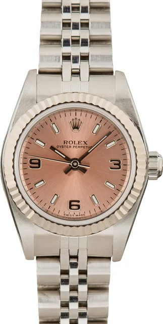 Rolex Oyster Perpetual 26 Steel 76094 White Dial kol saati