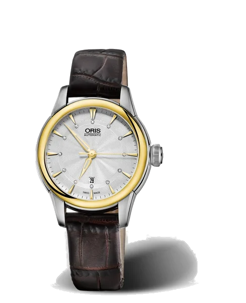 Oris Artelier Date Diamonds 01 561 7687 4351-07 5 14 70FC 31 mm kol saati