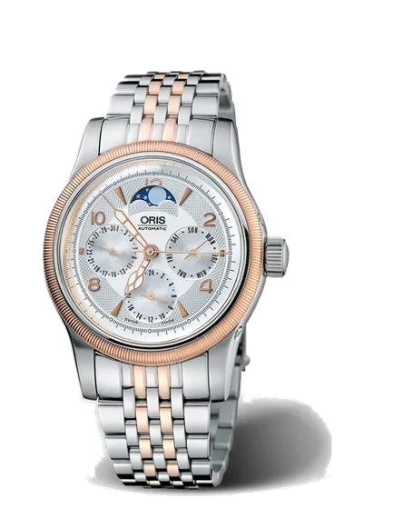 Oris Big Crown Complication 2004 01 581 7566 4361-07 8 19 63 kol saati