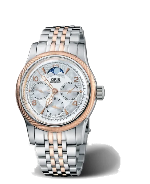 Oris Big Crown Complication 2004 01 581 7566 4361-07 8 19 63 38 mm kol saati