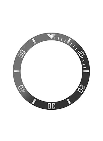 ST-Mods Sub Style Ceramic Bezel Insert Black SUBBLK/SM/39 kol saati