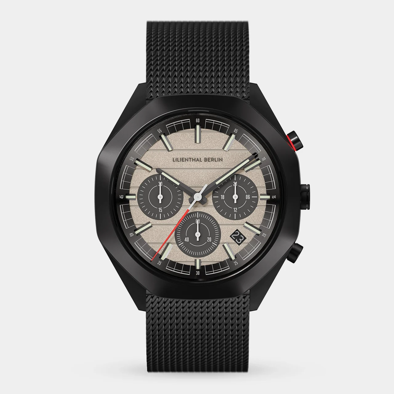 Lilienthal Berlin Octachrono OC2-001-B023C 40 mm kol saati