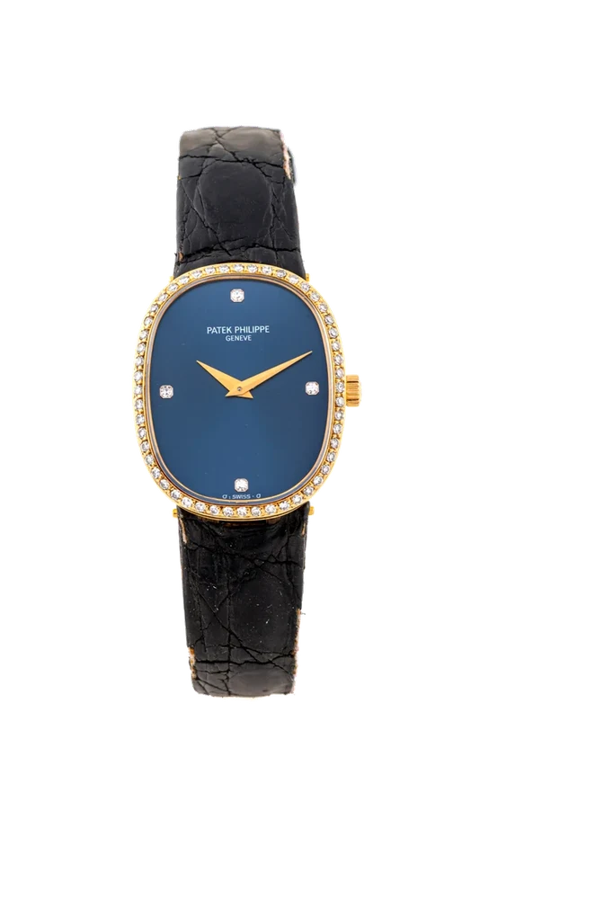 Patek Philippe PATEK PHILIPPE, REF. 4382, ELLIPSE, DIAMOND INDEXES AND BEZEL, YELLOW GOLD kol saati