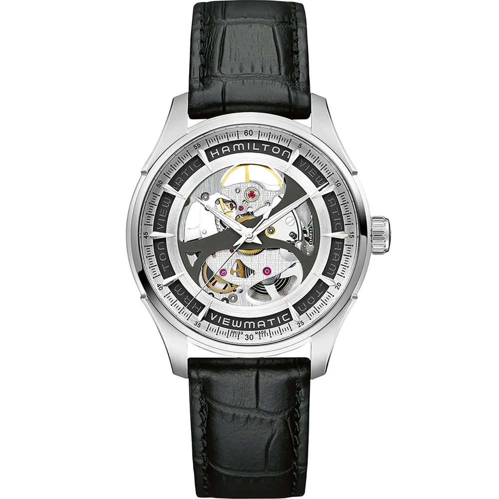 Hamilton Jazzmaster Viewmatic Skeleton Auto H42555751 40 mm kol saati