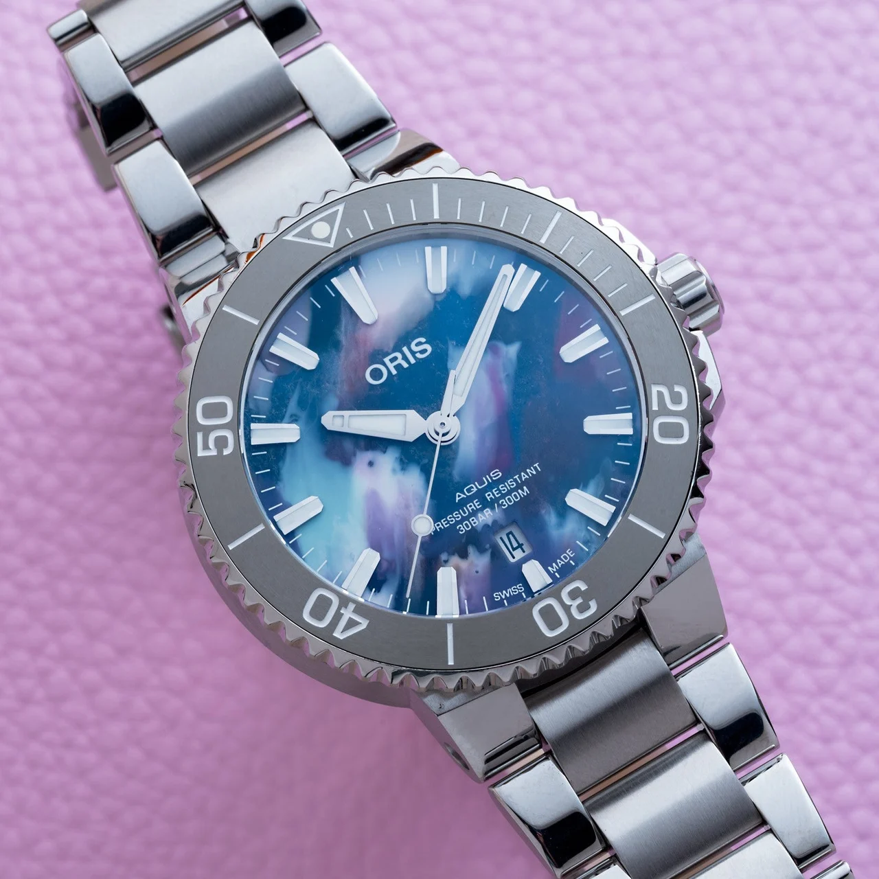 Oris Aquis 40992011 42 mm kol saati