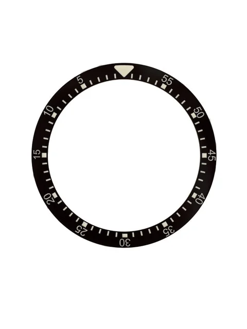 Islander Black Ceramic Luminous Countdown Bezel Insert for Seiko SSK GMT Models #C41 kol s