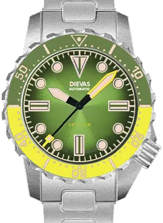 Dievas Maya MK III Sealab Green MYMK3SEALABGRN/DI 40.5 mm kol saati