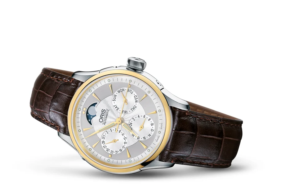 Oris Artelier Complication 2007 01 581 7606 4351-07 5 18 70FC 35 mm kol saati