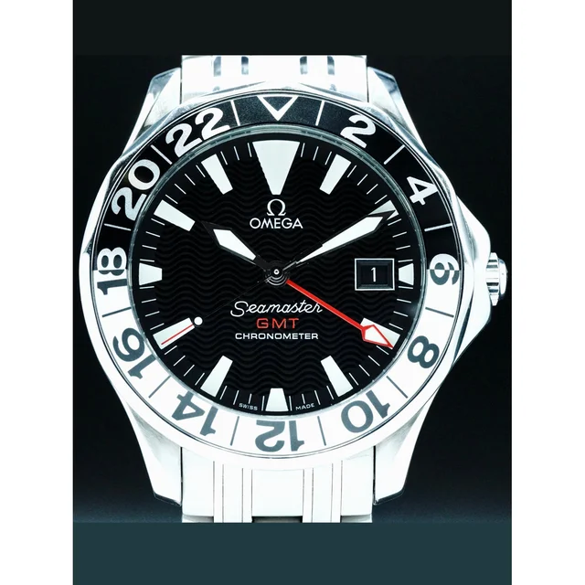 OMEGA Seamaster 300M GMT 50th Year Anniversary Chronometer 210000079145 kol saati