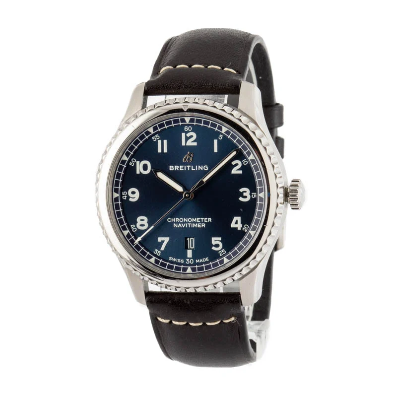 Breitling Navitimer 8 Stainless Steel Blue Dial A17314101C1X2 kol saati
