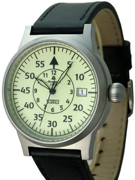 Aeromatic Automatic Aviator's Watch with Luminous Dial #A1322X kol saati