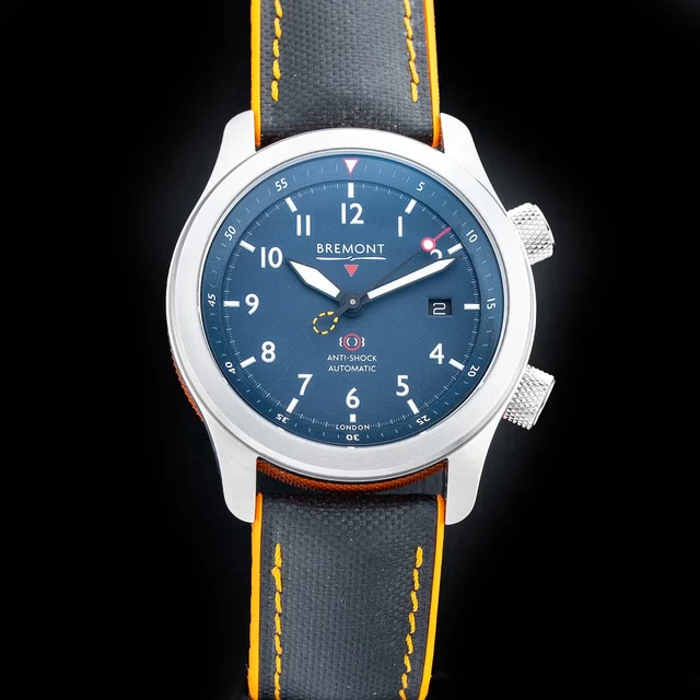 Bremont MBII Martin Baker Blue Orange MBII-BL/ORANGE 210009N34452 kol saati