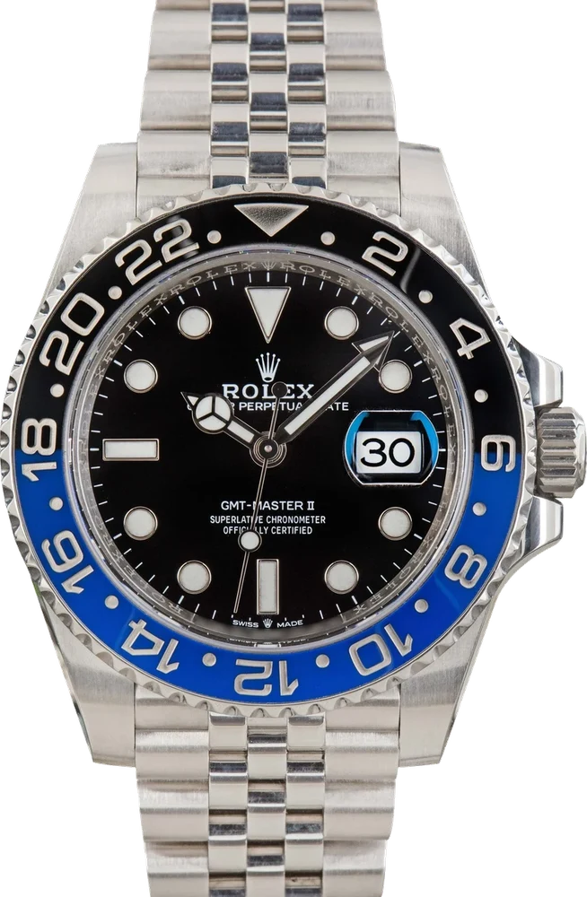 Rolex GMT-Master 126710 Jubilee 'Batman' 2019 Model T 126710BLNR 40 mm kol saati