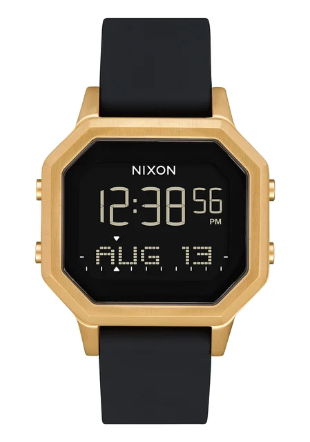 Nixon US Siren Stainless Steel - Gold / Black A1211-513-00 kol saati