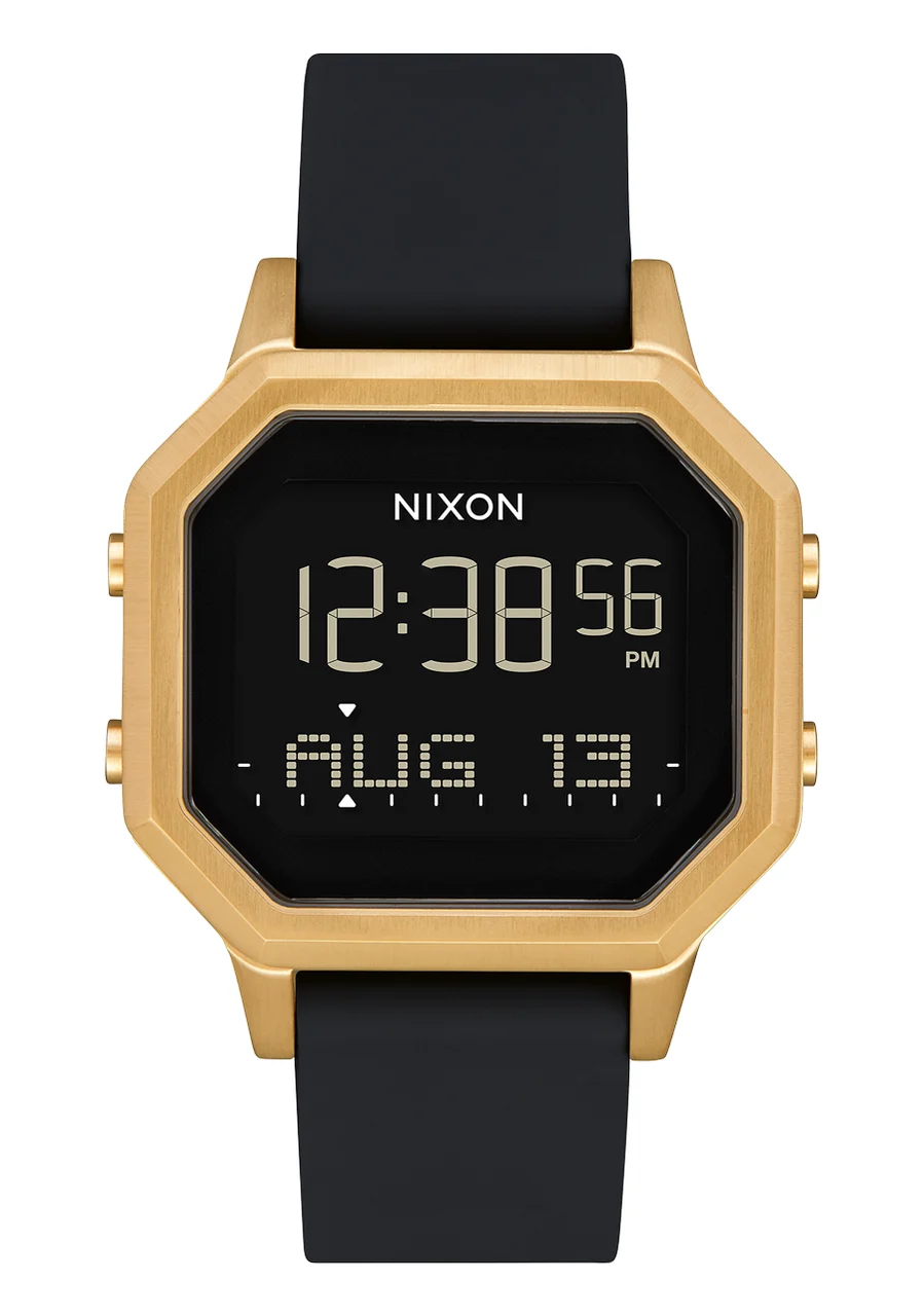 Nixon US Siren Stainless Steel - Gold / Black A1211-513-00 36 mm kol saati