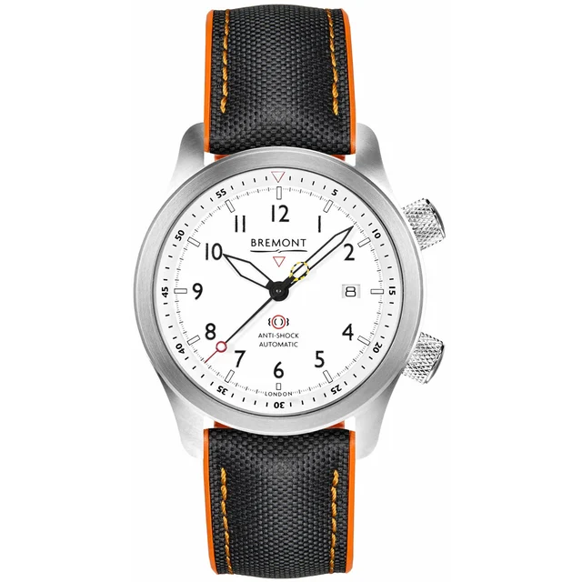 Bremont Martin Baker White Orange MBII-WH/ORANGE MBII-SS-WH-C-O-P-11R kol saati