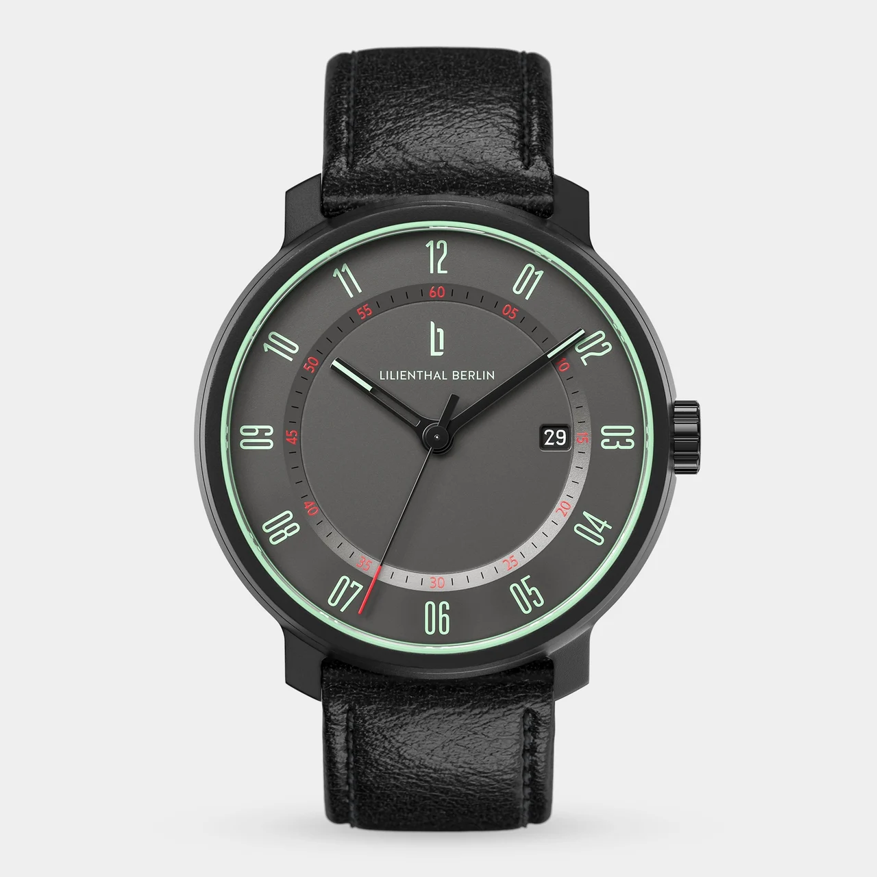 Lilienthal Berlin Neolux N1-002-B004C 42 mm kol saati
