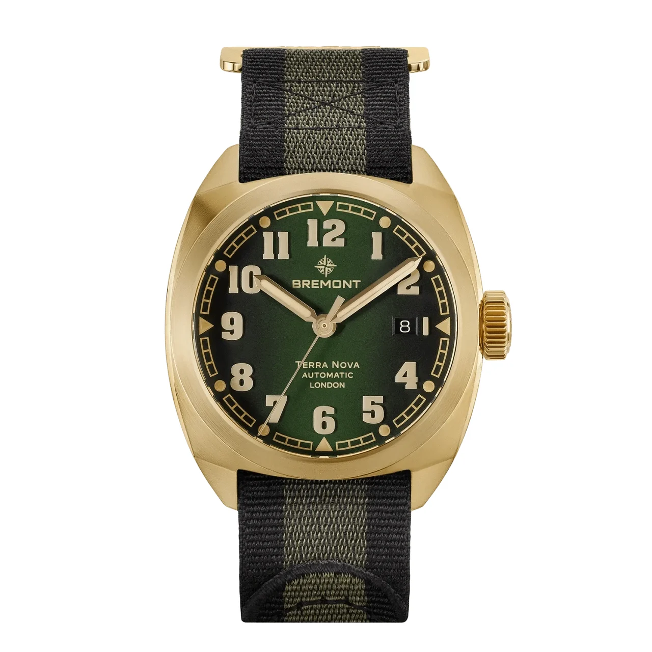 Bremont Terra Nova TN40-DT-BZ-GN-N-S 41 mm kol saati