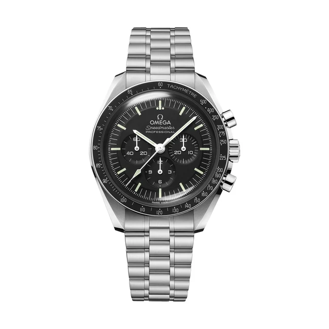 OMEGA Speedmaster Moonwatch Professional Hesalite 42mm - Black on Bracelet O31030425001001