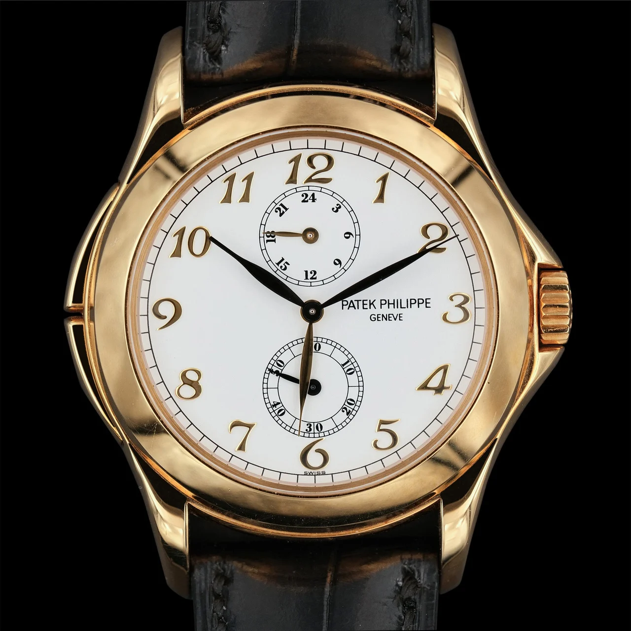 Patek Philippe Travel Time ref.5134J from 2004 37 mm kol saati