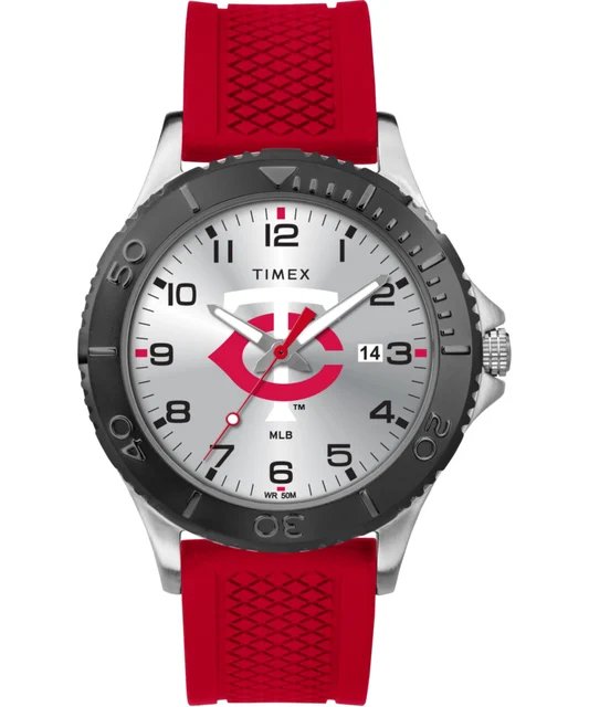 Timex Gamer Red Minnesota Twins TWZBTWIMFYZ kol saati
