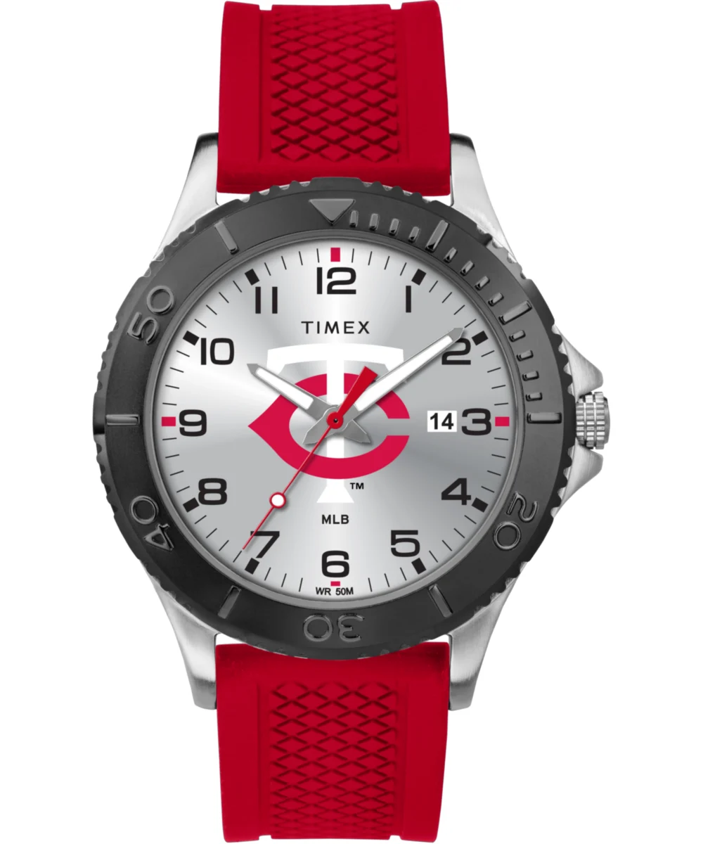 Timex Gamer Red Minnesota Twins TWZBTWIMFYZ kol saati