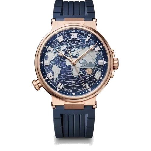 Breguet Marine Hora Mundi 5557 5557BR/YS/5WV 43.9 mm kol saati