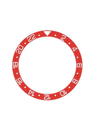 Glycine-Mods GMT Style Ceramic Bezel Insert Red GMTRED/GM/CB42 kol saati