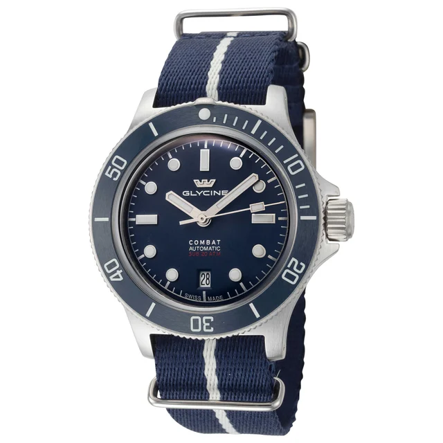 Glycine Combat Sub Box Ceramic Watch GL0524 kol saati