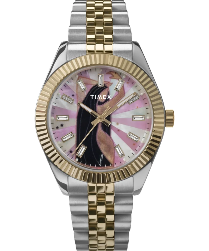 Timex Jacquie Aiche Musings 36mm Stainless Steel Bracelet Watch TW2W63700 36 mm kol saati
