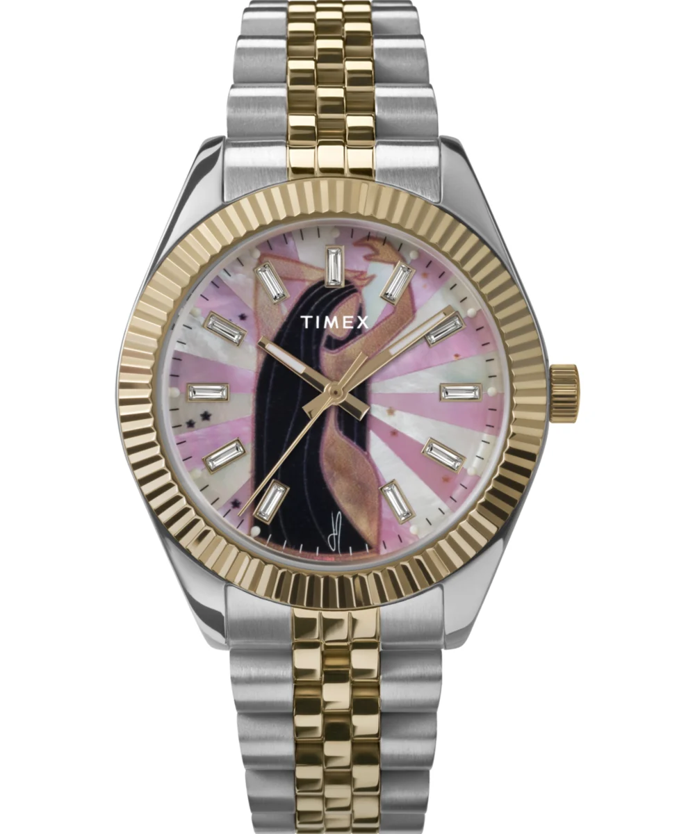 Timex Jacquie Aiche Musings 36mm Stainless Steel Bracelet Watch TW2W63700JR 36 mm kol saati
