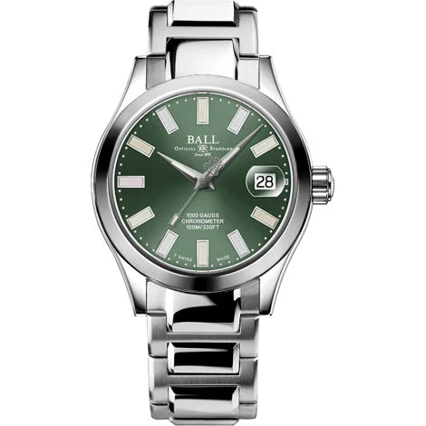 Ball Engineer III Marvelight Chronometer 36mm Green Dial Rainbow Tubes NL9616C-S1C-GRR 36 mm kol saati