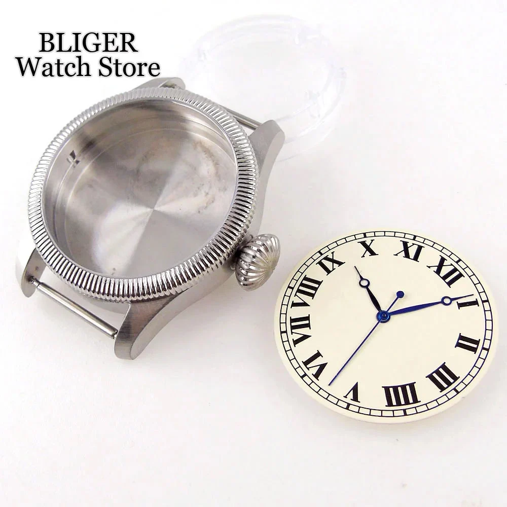 Tandorio vintage pilot Case 33.5mm Dial Sapphire Glass For NH35 NH35A 2824 PT5000 Waterproof Watch Case Screw Crown 14:202675826#yellow;200000046:201720837#fit ETA 2824-PT5000 39 mm kol saati