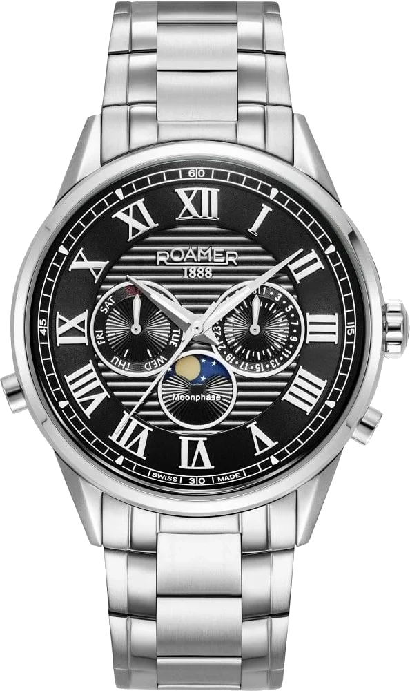 Roamer Superior Moonphase II 513821-41-85-50 43 mm kol saati