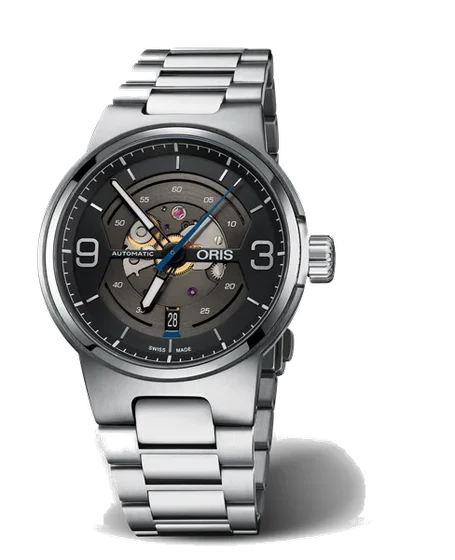 Oris Williams Engine, Date 01 733 7716 4164-07 8 24 50 kol saati