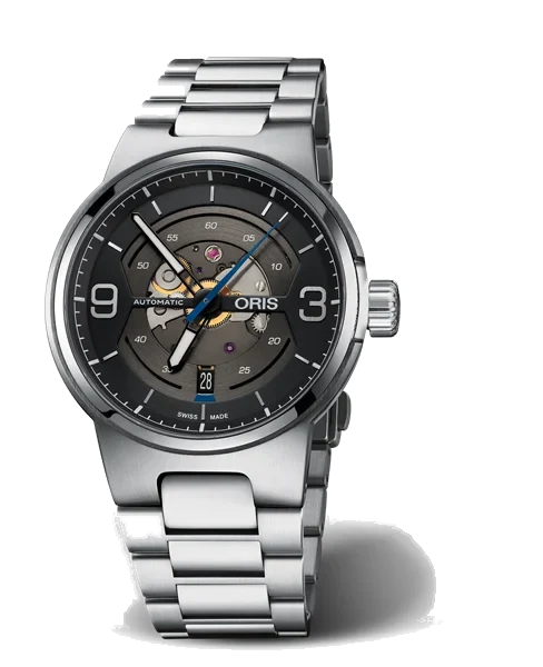 Oris Williams Engine, Date 01 733 7716 4164-07 8 24 50 42 mm kol saati