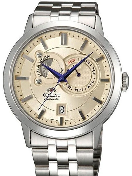 Orient SCRATCH AND DENT - Automatic Sun and Moon Watch with Sapphire Crystal #ET0P002W-SND