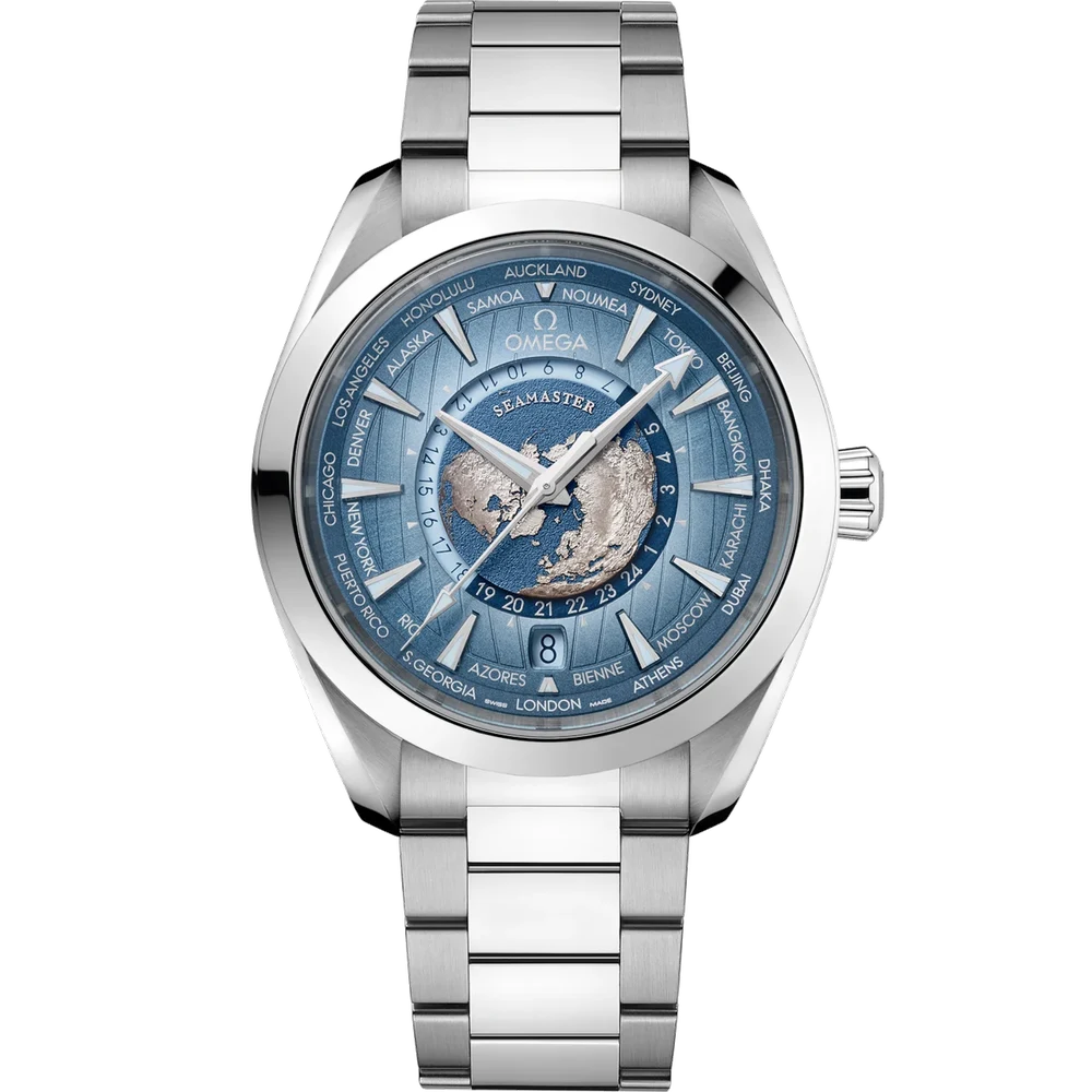 OMEGA Seamaster Aqua Terra 150M (Summer Blue) 220.10.43.22.03.002 43 mm kol saati