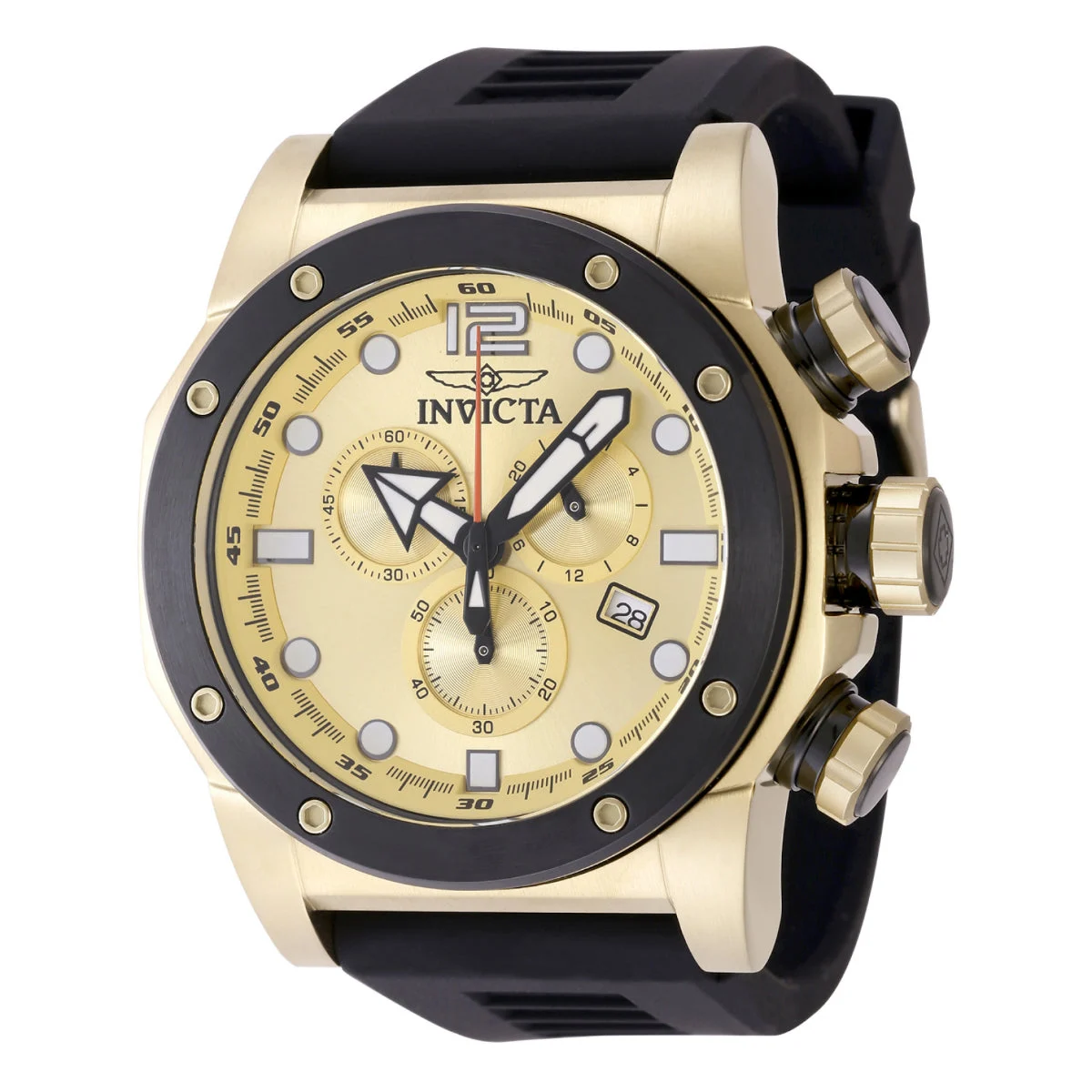 Invicta Sea Hunter Gen IV Watch - 52mm. Black (48980) 52 mm kol saati