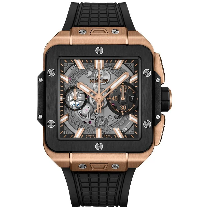 Hublot Square Bang 821.OM.0180.RX 42 mm kol saati